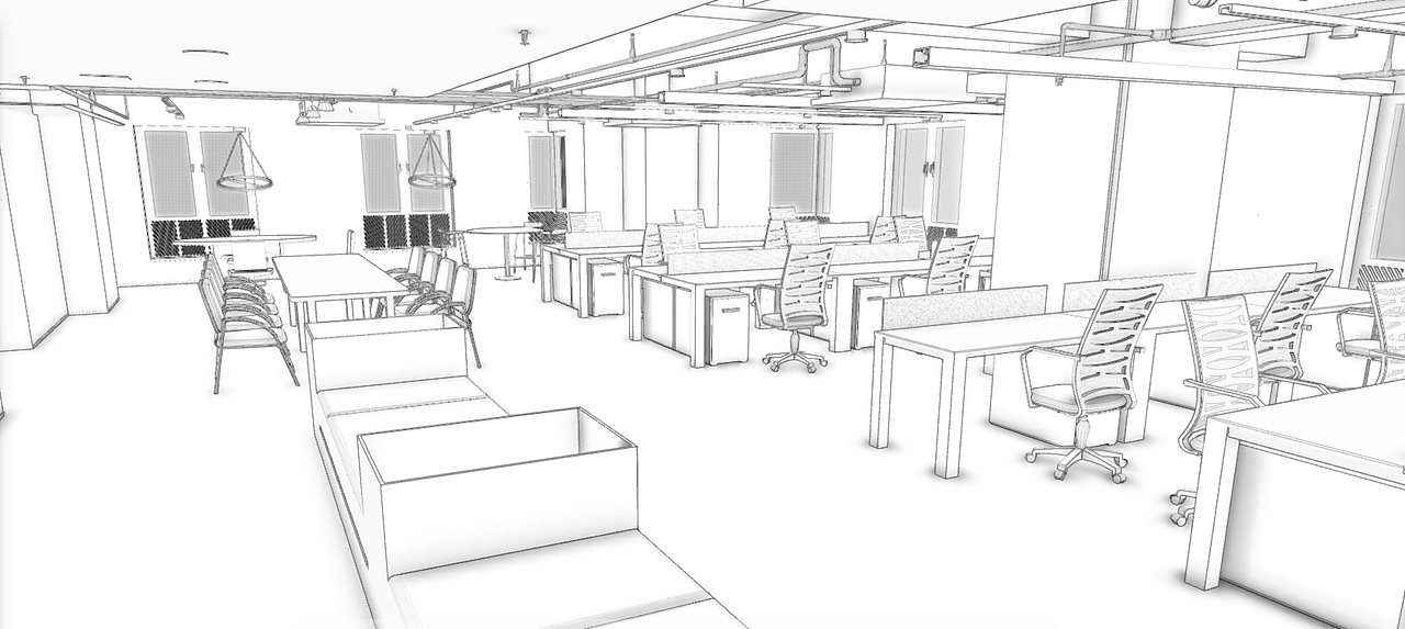 建筑线框图绘制（图ZMzM4NjU1NDQ0） - 建筑/空间 - 站酷设计师1像素设计原创素材 - 站酷ZCOOL