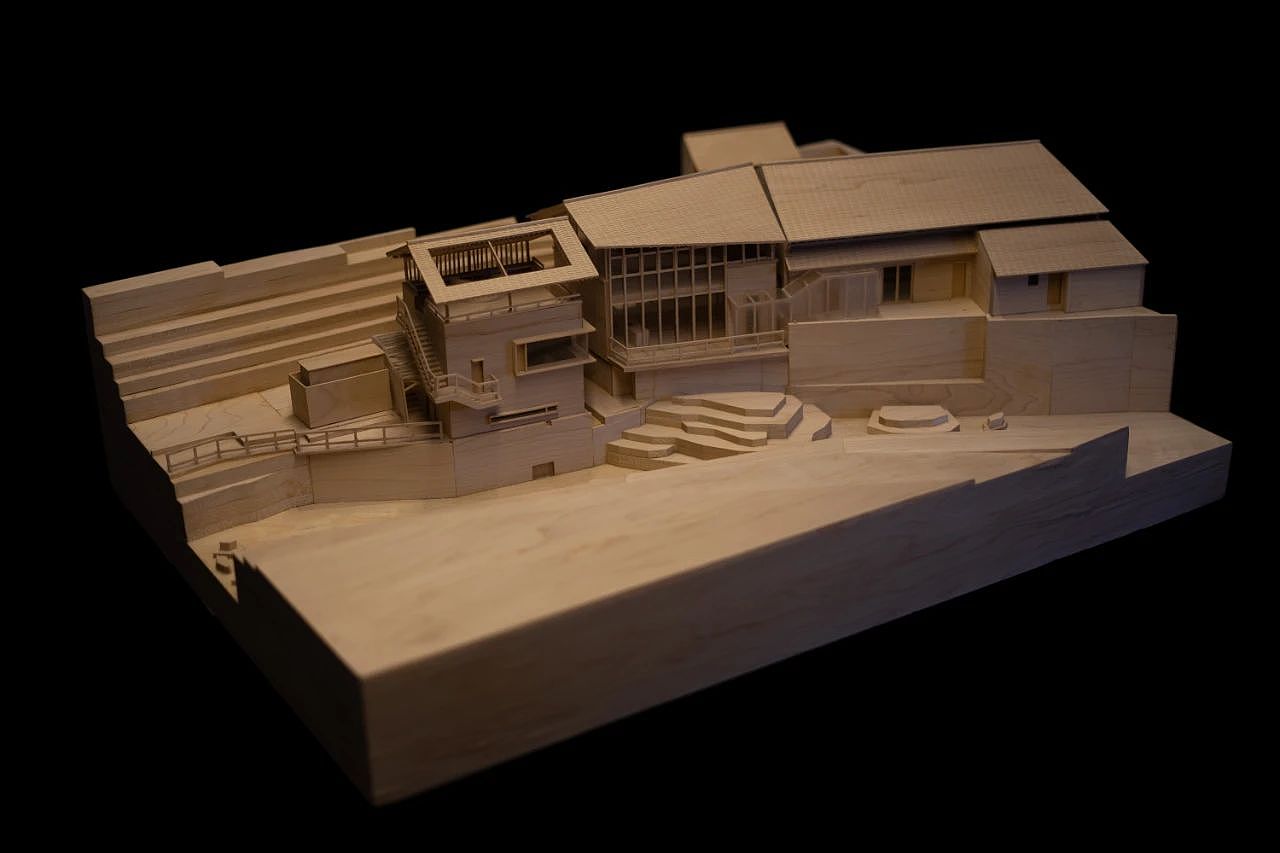 村口发电站改造的小酒吧,传统材料留住江南古村记忆!