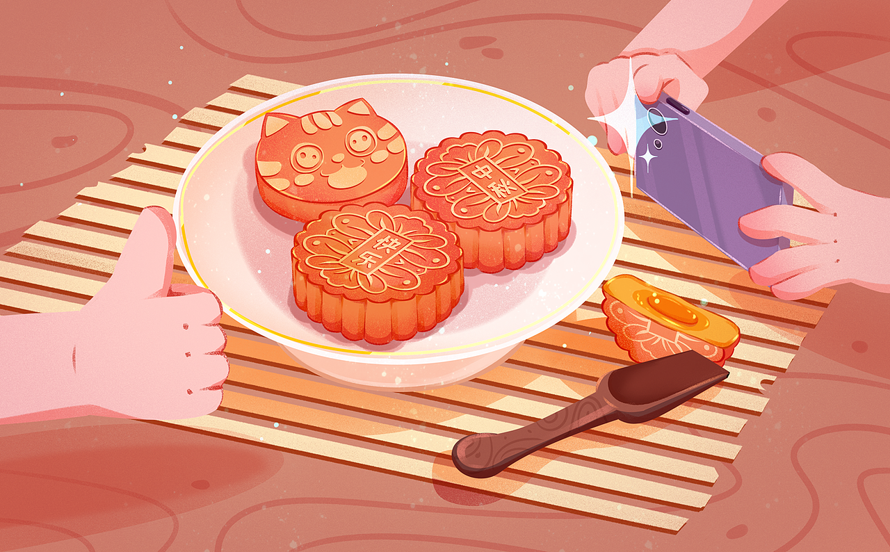 【原创绘本】中秋节（图ZMzUyODk5ODMy） - 绘本 - 站酷设计师佐佐太慢原创素材 - 站酷ZCOOL