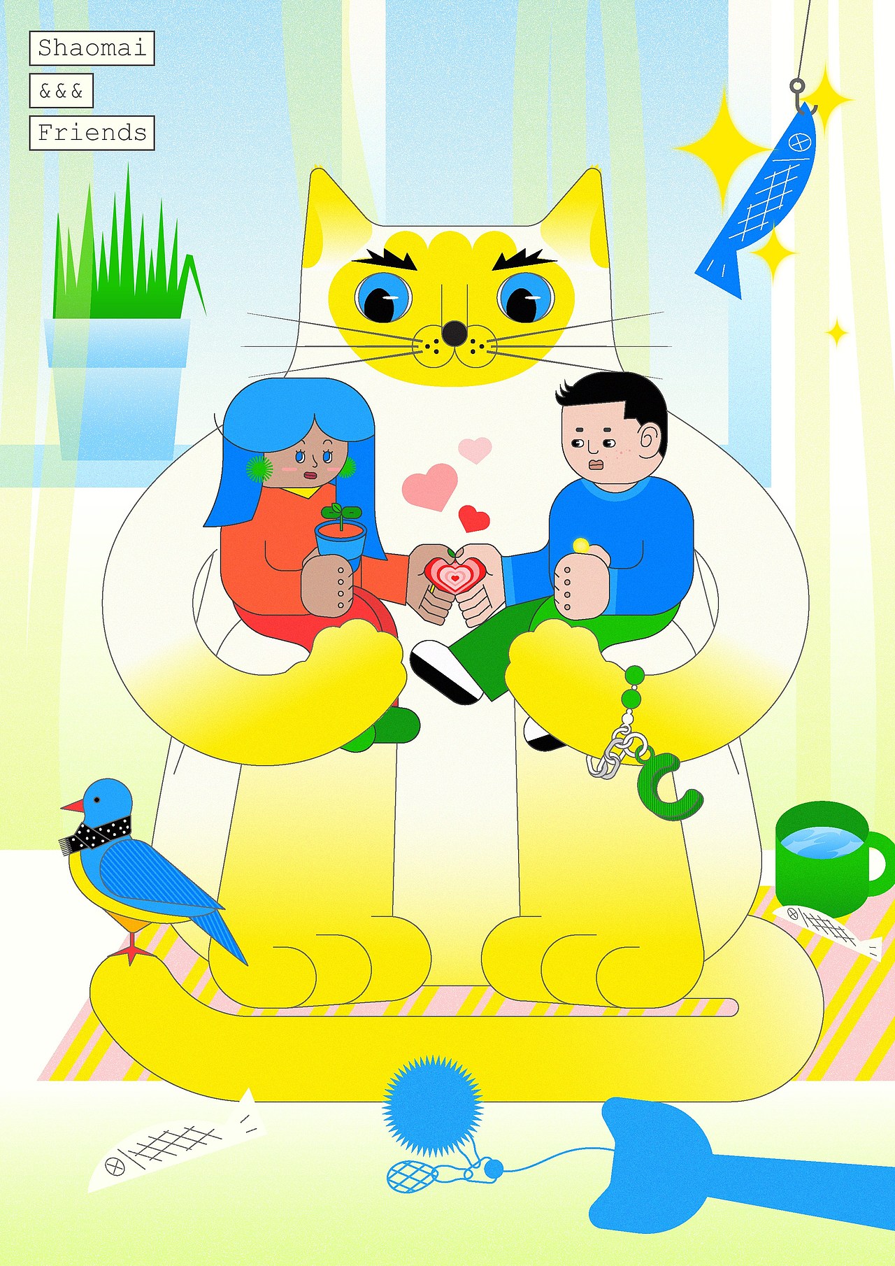 插画：烧卖和朋友们（图ZMzA5Mzk4MTUy） - 创作习作 - 站酷设计师DudeChen原创素材 - 站酷ZCOOL