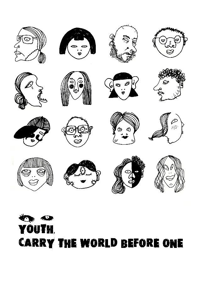 手繪插畫 | T恤設計（圖ZMzM3MzI5MjEy） - 商業(yè)插畫 - 站酷設計師一只行走的仙人掌原創(chuàng)素材 - 站酷ZCOOL