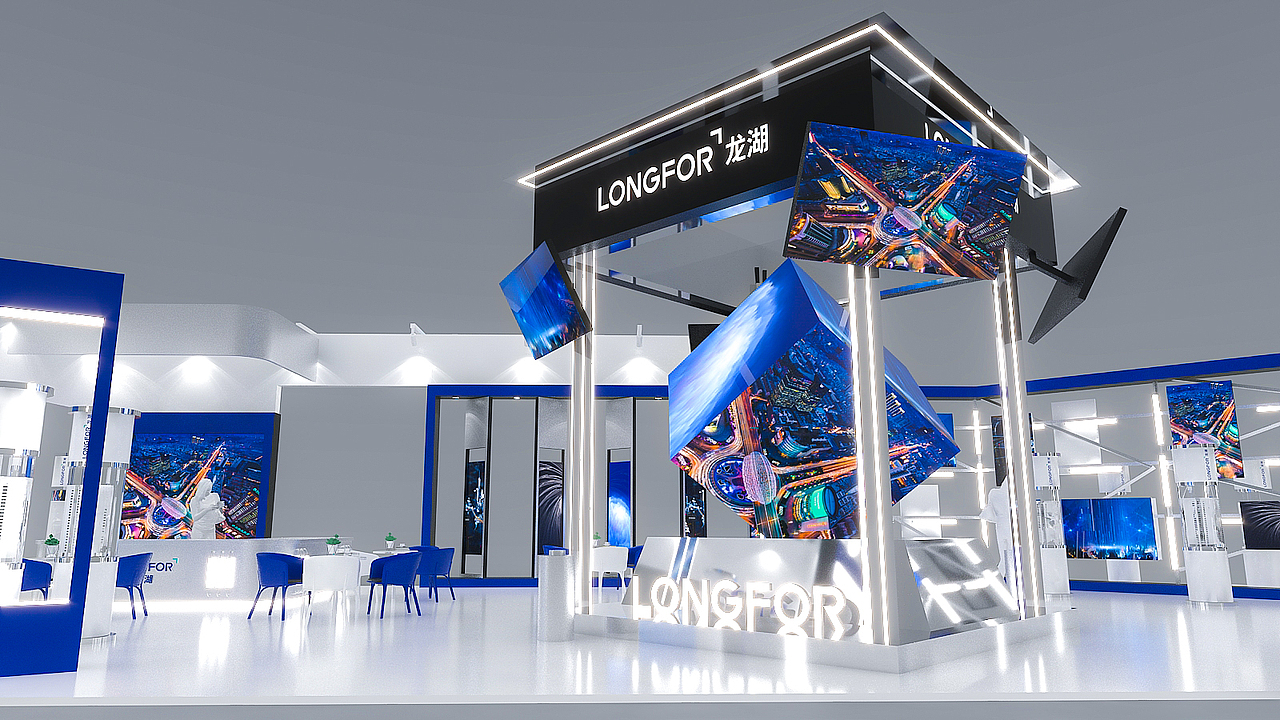 龙湖家博会展厅设计,常规failed again……