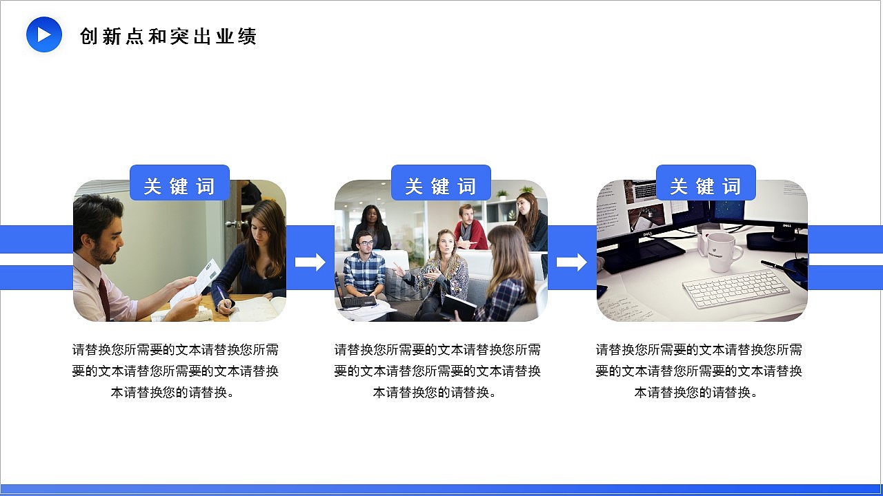 创意创新商务总结工作计划演示通用PPT模板