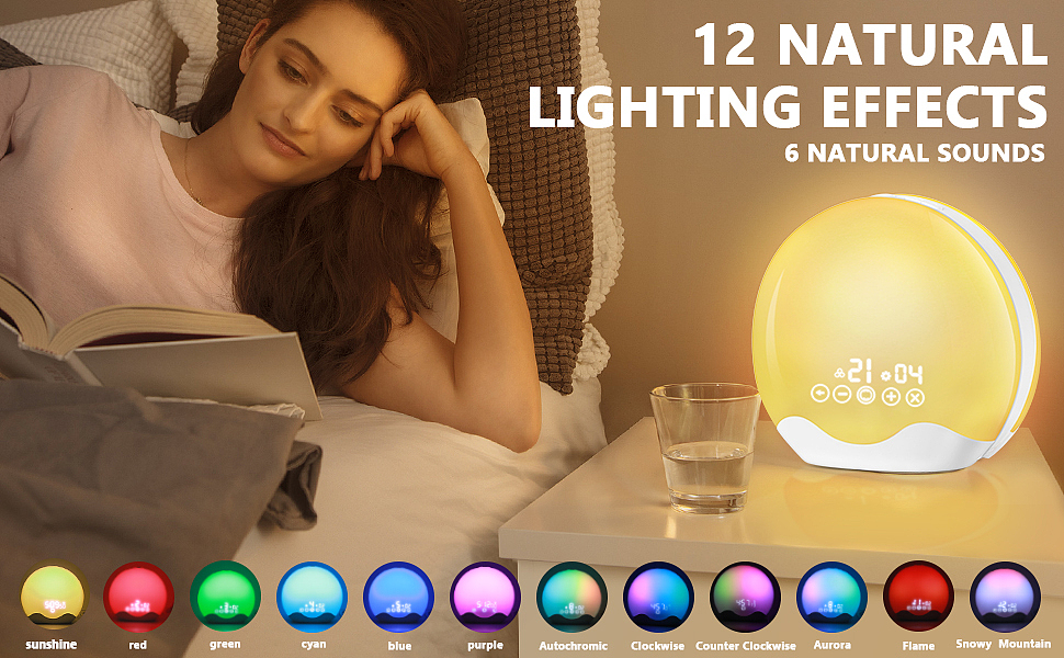 亚马逊-闹钟夜灯