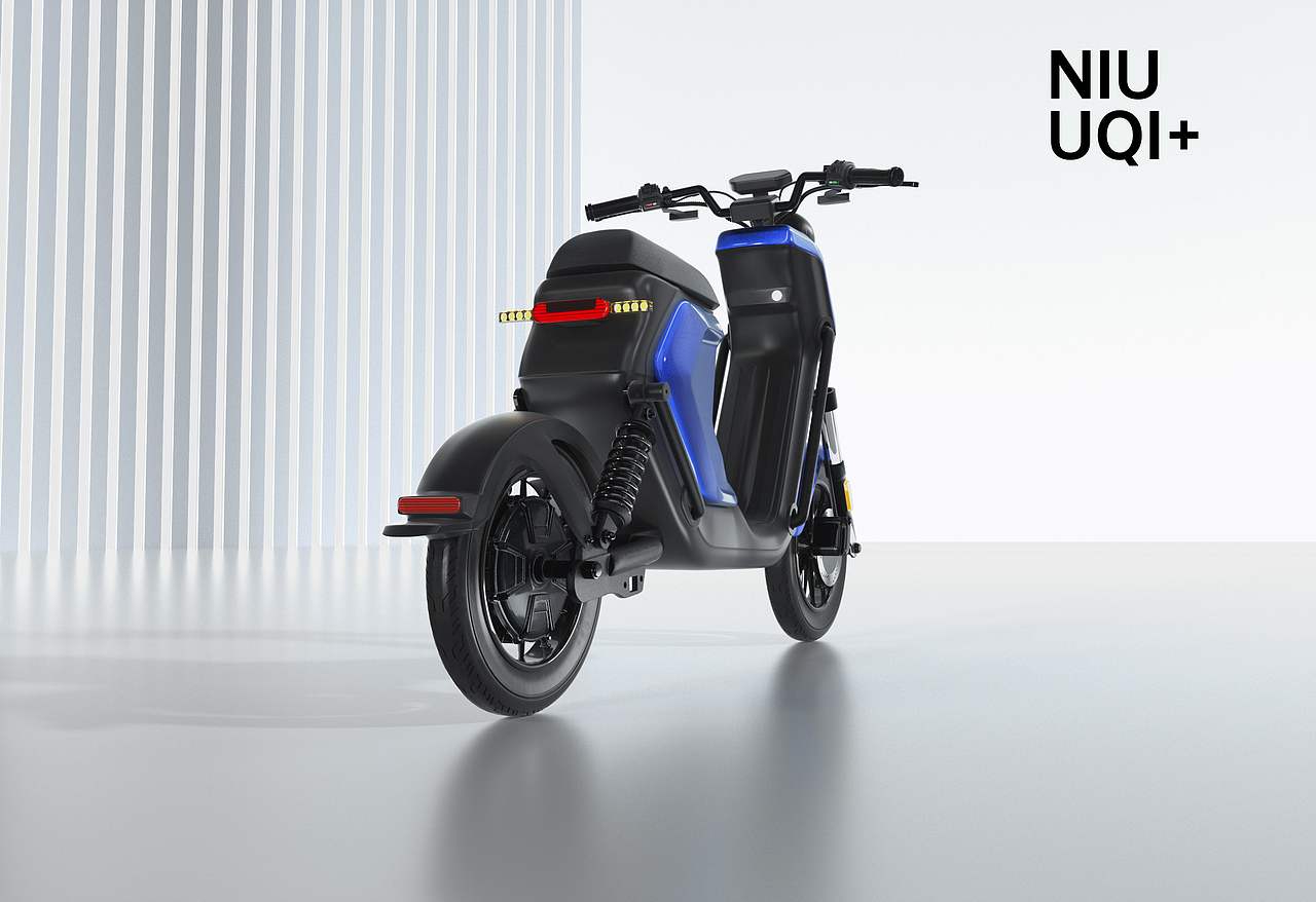 小牛电动车uqi 建模渲染