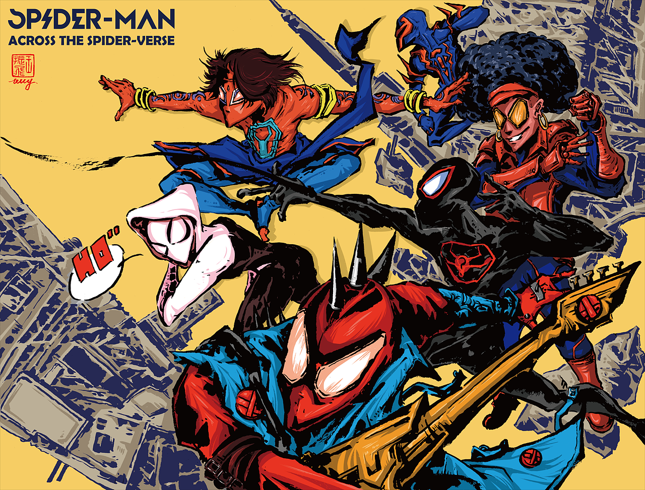 水墨插畫同人設(shè)計（圖ZMzQzODAxMTky） - IP形象 - 站酷設(shè)計師煎蛋控原創(chuàng)素材 - 站酷ZCOOL