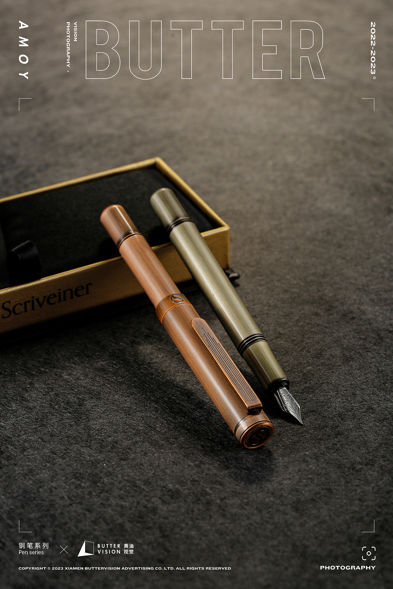Scriveiner London 钢笔拍摄