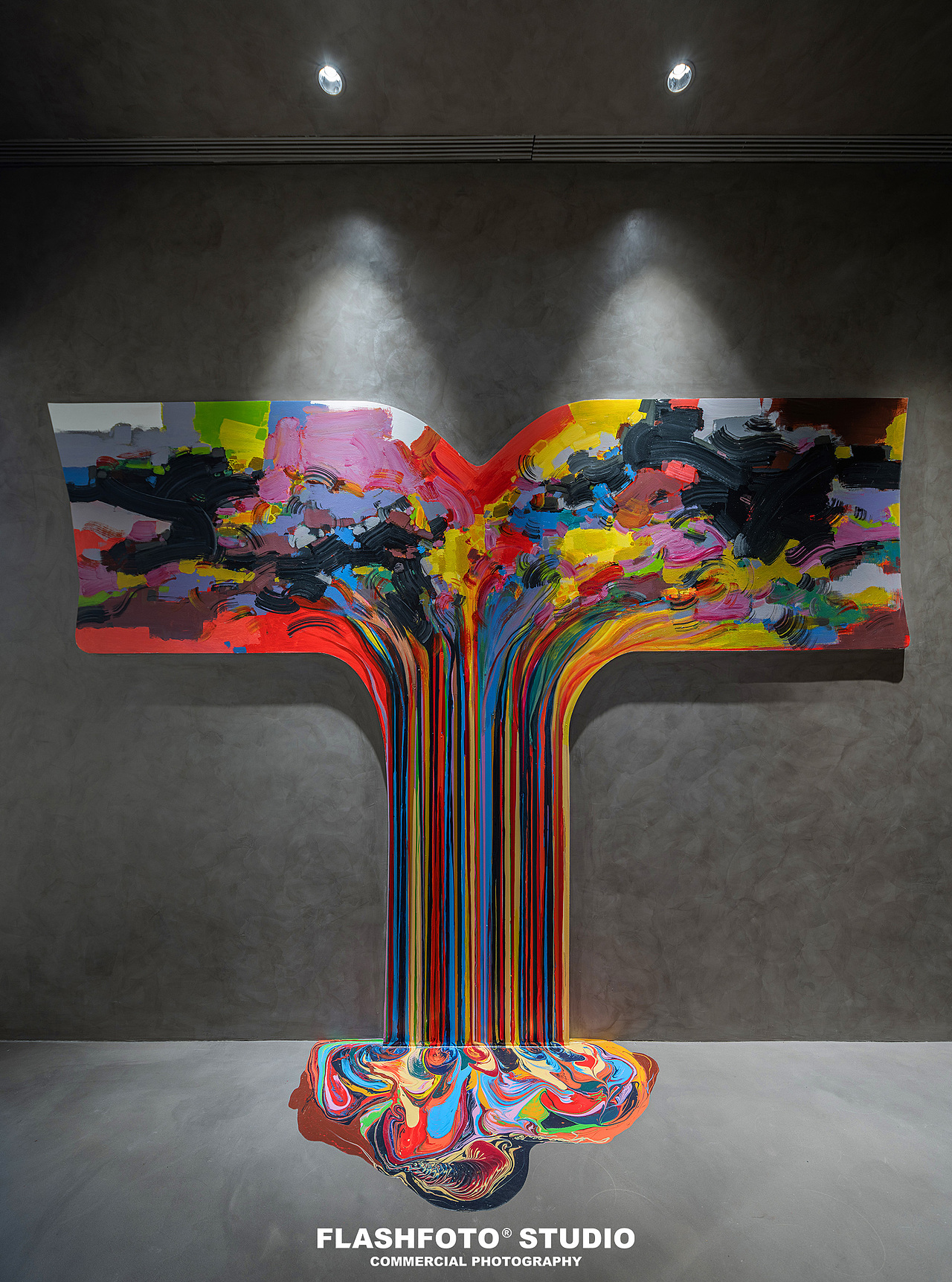 沈阳·吉纳思艺术涂料展厅实景拍摄