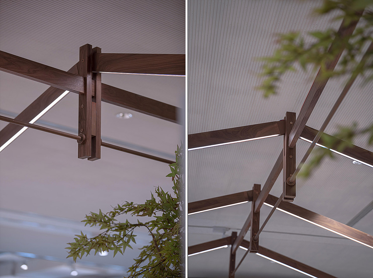 整个教育楼呈现一个长方形体块,在有限的空间里重新设计:把原来有点荒废封闭空间彻底打开,引入从未被注意过的北侧景观;把面向水景和樱花的空间重新更新,成为社区的学习空间。