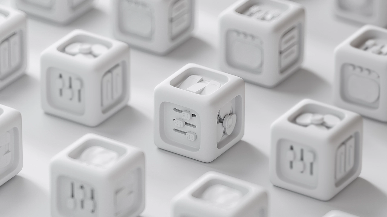 解压益智玩具 C4D建模渲染