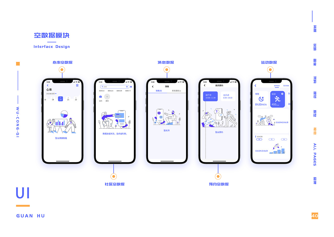 冠护app UI界面设计