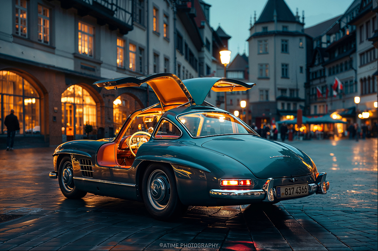 再现经典,Mercedes Benz 300 SL -AIGC