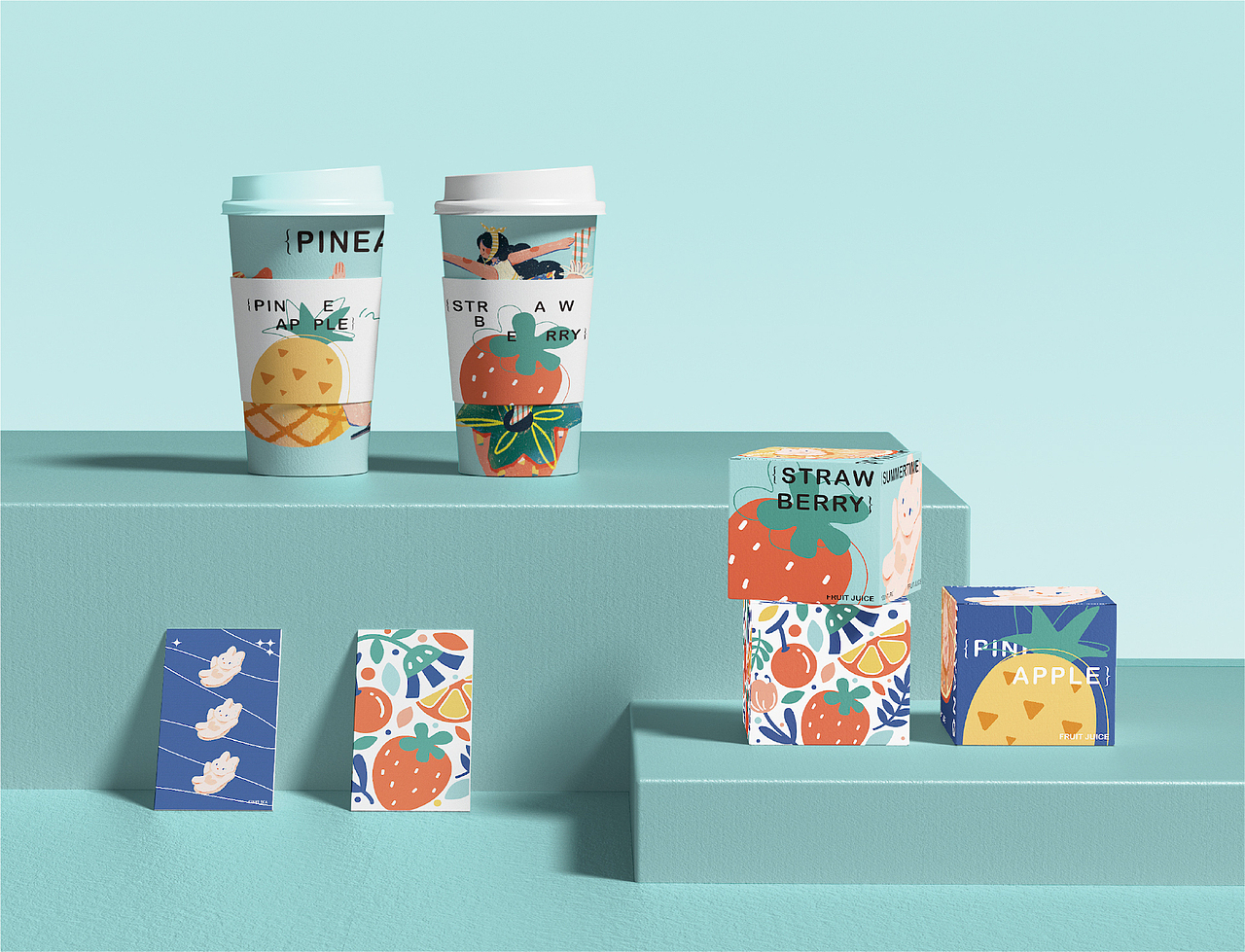 花样果茶 品牌设计全案(图ZMzQ4NDY5NzY4) - 品牌 - 站酷设计师Zoooe97原创素材 - 站酷ZCOOL