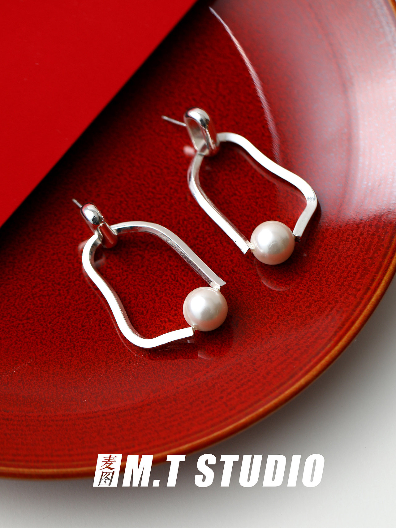 饰品拍摄 珠宝饰品静物拍摄 小众饰品耳饰静物平铺拍摄