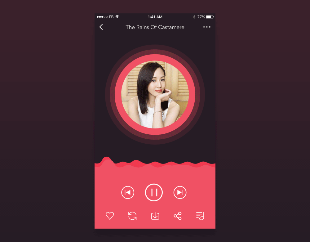 音乐律动/融球时间交互动效
