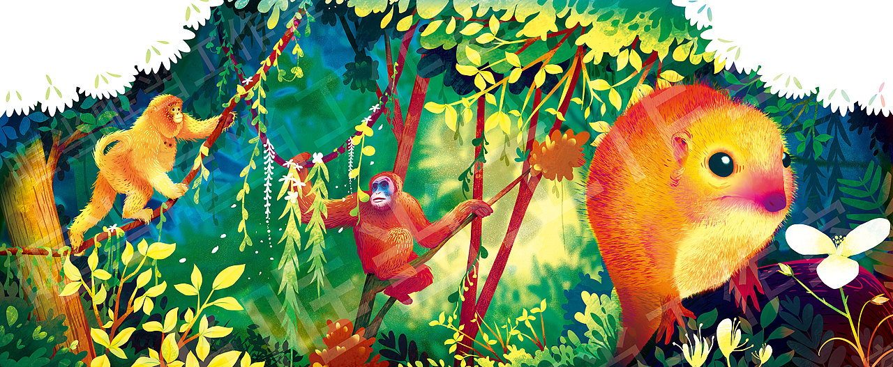 少儿科普百科全书插画（一）