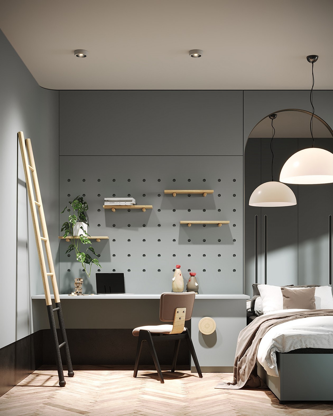 高级黑+珊瑚红 冬日精灵翩然而至，唱响冬日暖歌（图ZMzI1Mzg2NTEy） - 家装设计 - 站酷设计师室内设计盈盈原创素材 - 站酷ZCOOL