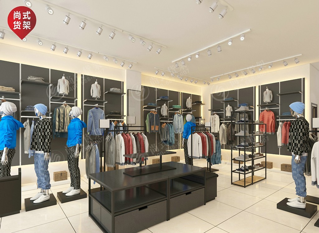 不锈钢拉丝闪光银货架随心调款式新颖可做带灯系列