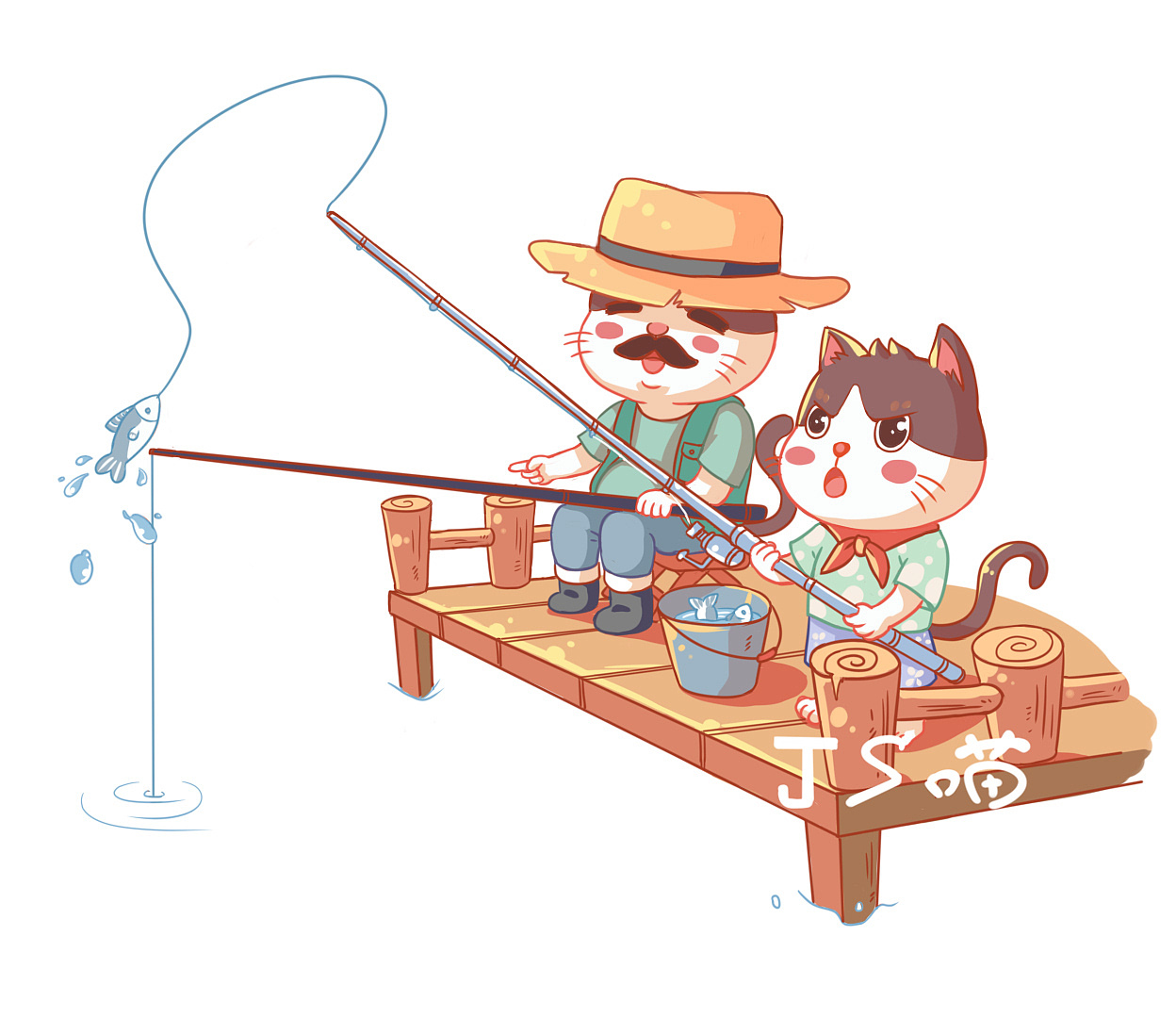 陪伴（圖ZMzQzMjk2NDU2） - 商業(yè)插畫 - 站酷設(shè)計(jì)師愛上健身的肥宅喵原創(chuàng)素材 - 站酷ZCOOL