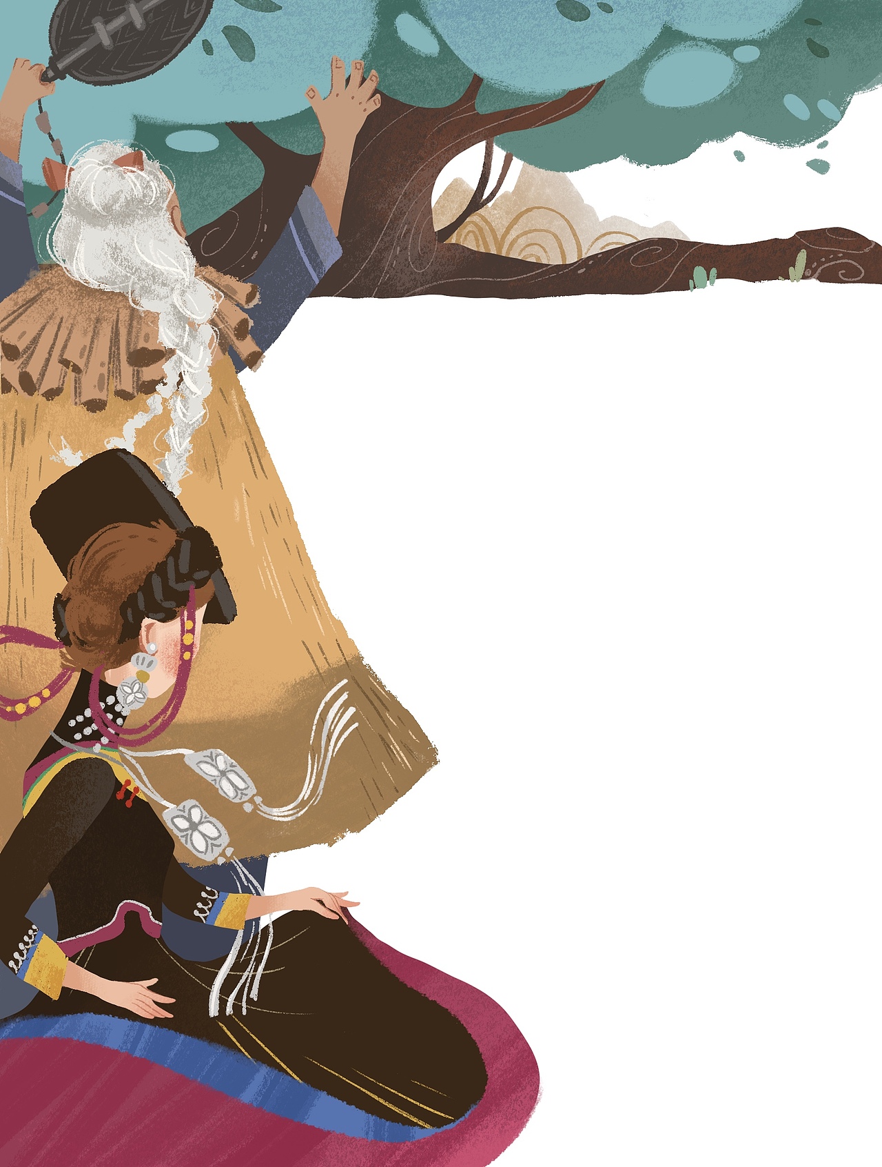 我画过的讲述茶文化的童话故事插图