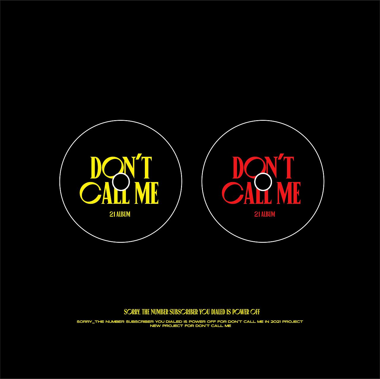 《 Don't Call Me 》專輯設(shè)計(jì)（圖ZMzM4ODM3MTMy） - 海報(bào) - 站酷設(shè)計(jì)師VIVIENNEBABE原創(chuàng)素材 - 站酷ZCOOL
