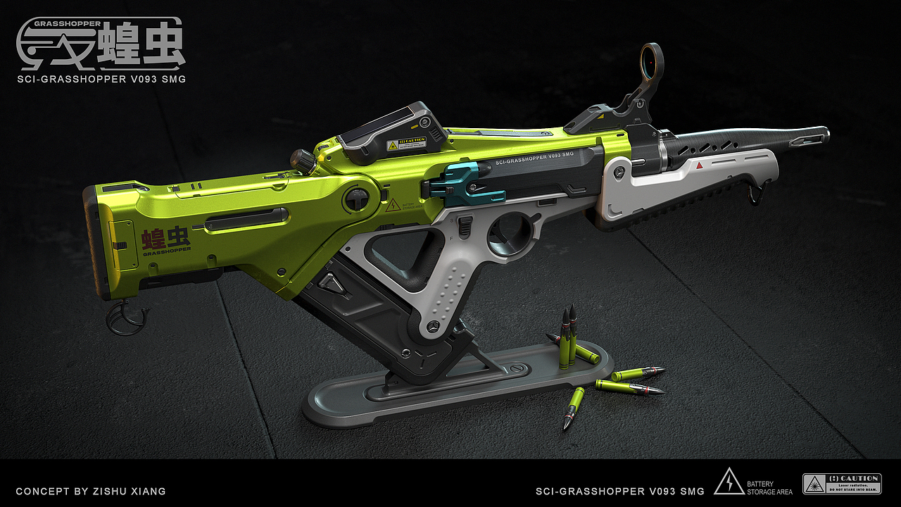 第一次认真设计枪械（图ZMzE3NDY0Njg0） - 机械/交通 - 站酷设计师ZishuXiang原创素材 - 站酷ZCOOL