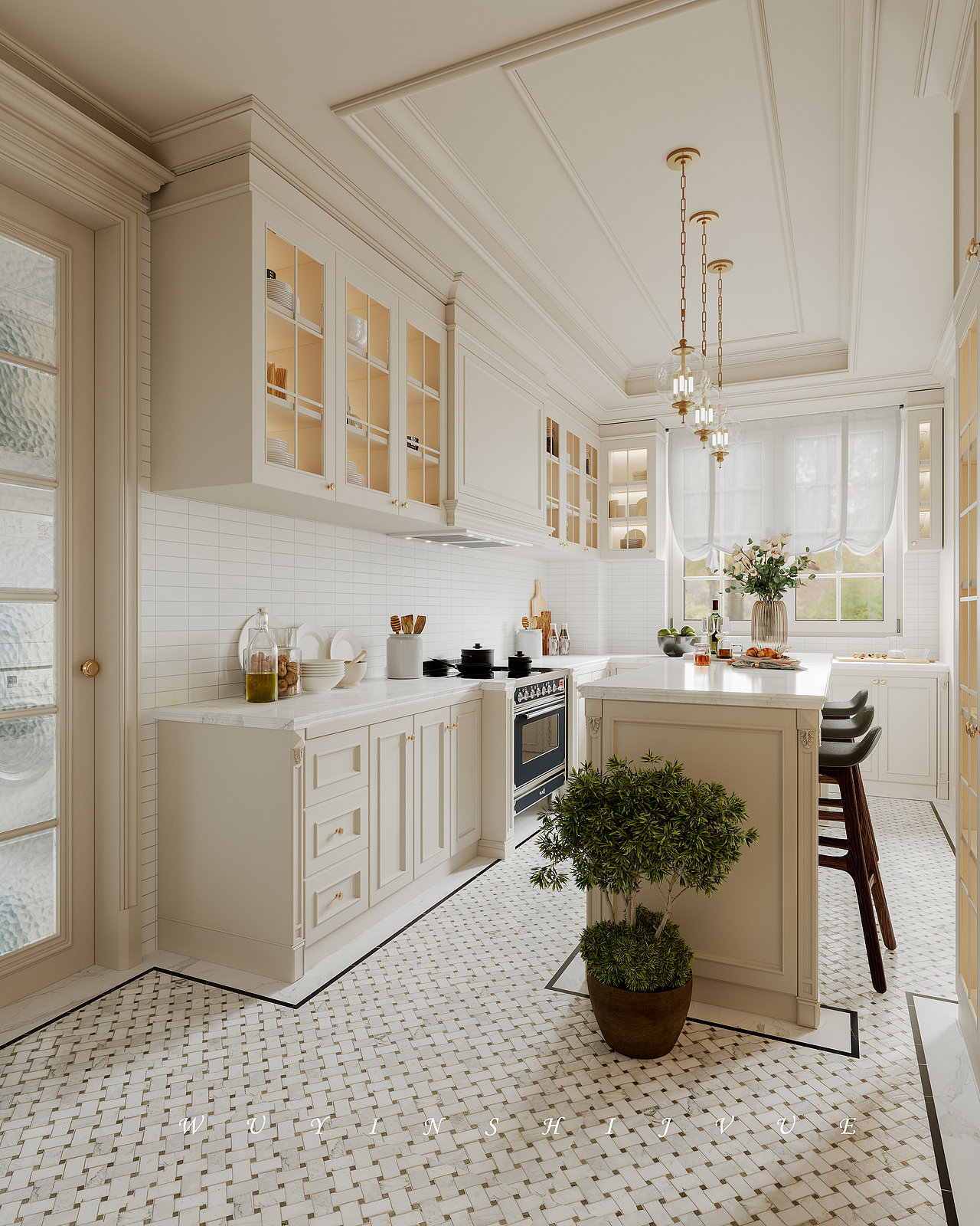 美式大平层（图ZMzI5MzIzMTE2） - 酒店餐饮设计 - 站酷设计师EDGARRONG原创素材 - 站酷ZCOOL