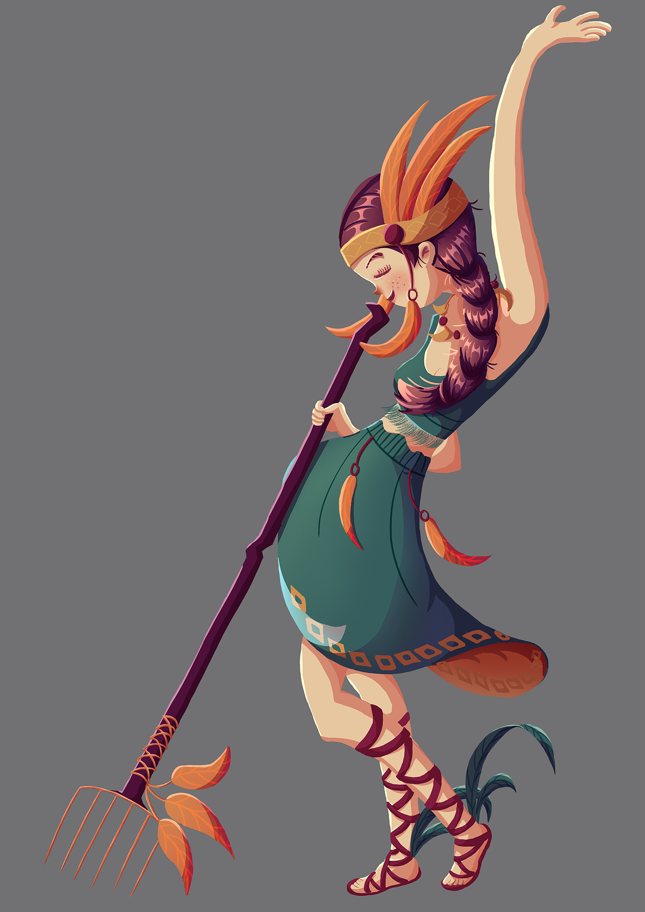 部落少女的日常(是我羡慕的样子)