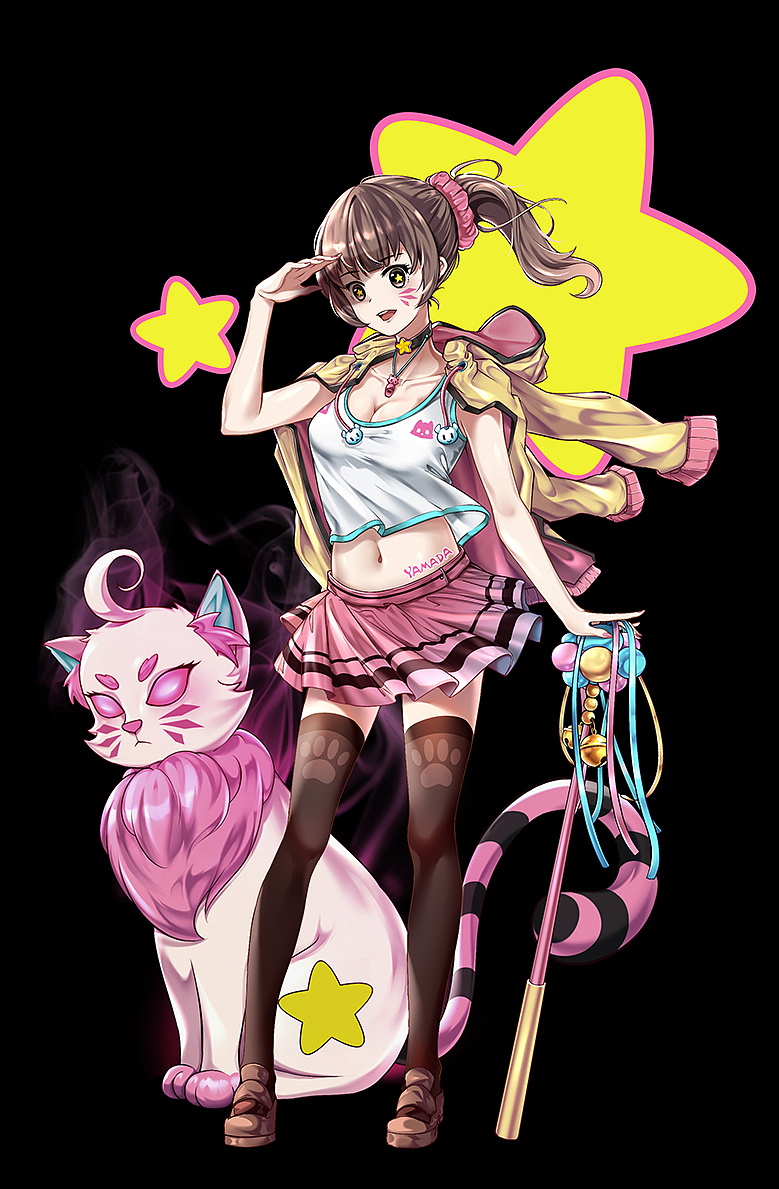 个人幻想—元气猫御使（图ZMzE5OTgyNTg0） - 游戏原画 - 站酷设计师唐万鲁原创素材 - 站酷ZCOOL