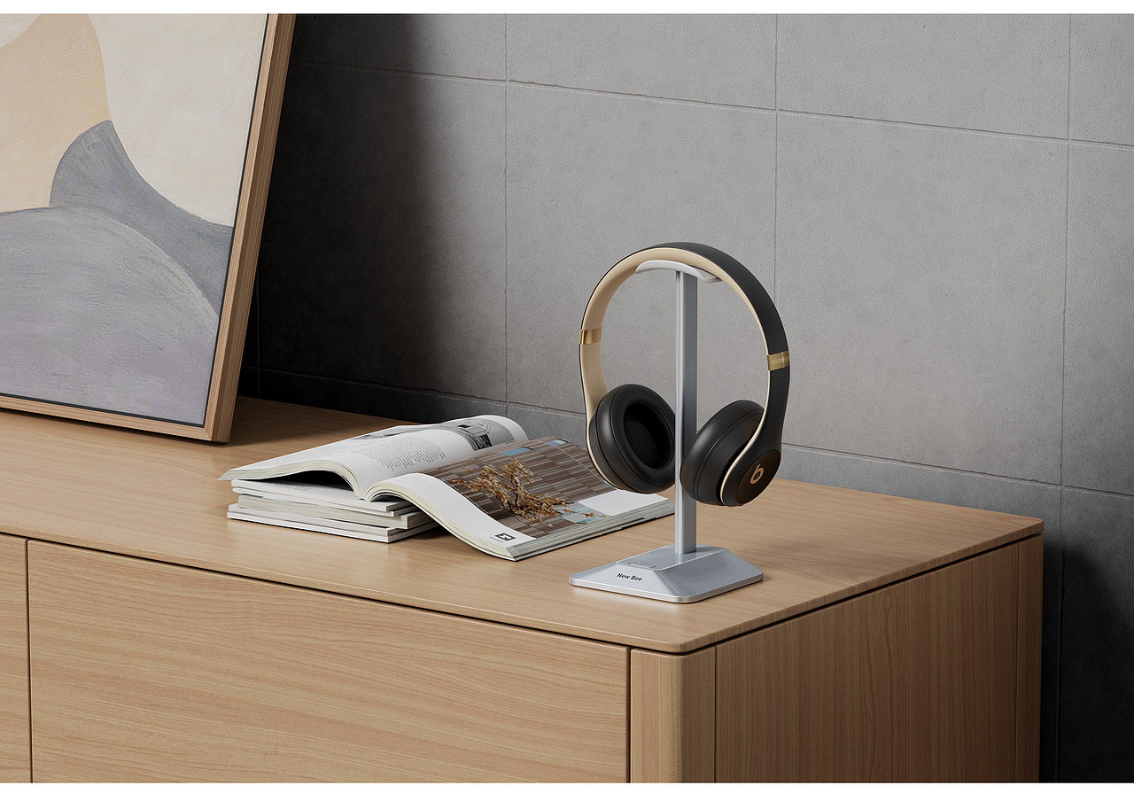 亚马逊蓝牙耳机发光支架RGB落地灯投影灯（图ZMzY2NDczMjEy） - 产品 - 站酷设计师放开那美妞原创素材 - 站酷ZCOOL