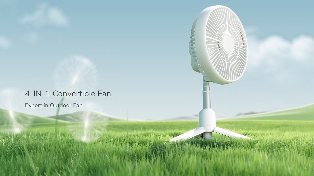 【产品动画】JISULIFE FA37便携式风扇视频