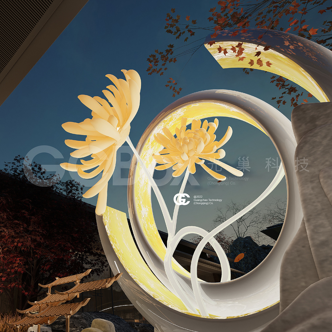 秋慕（图ZMzQ3NTAzOTY0） - 商业空间设计 - 站酷设计师光巢科技原创素材 - 站酷ZCOOL