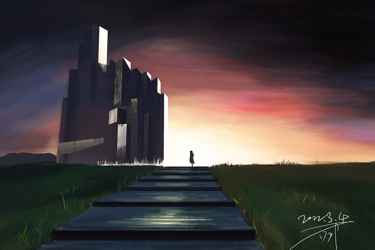 两张最近练习的插画