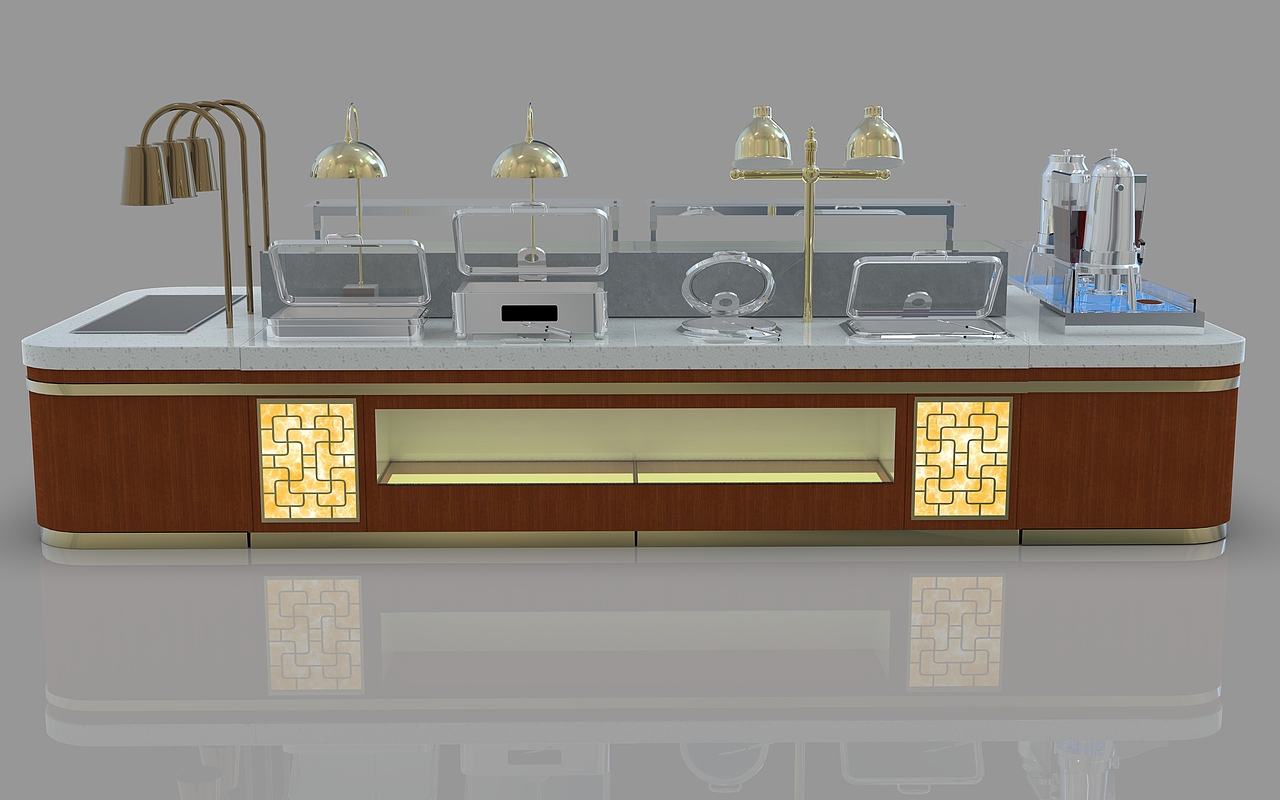 餐厅取餐台设计定制