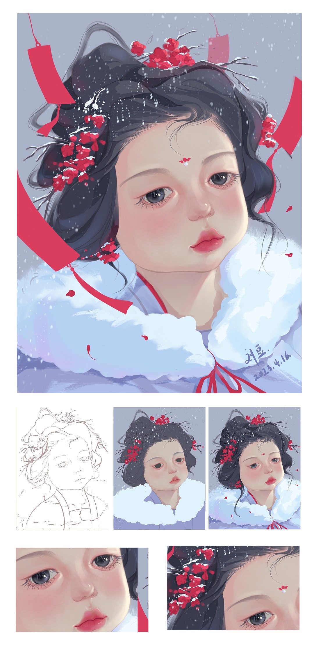 十二花神-正月《梅》