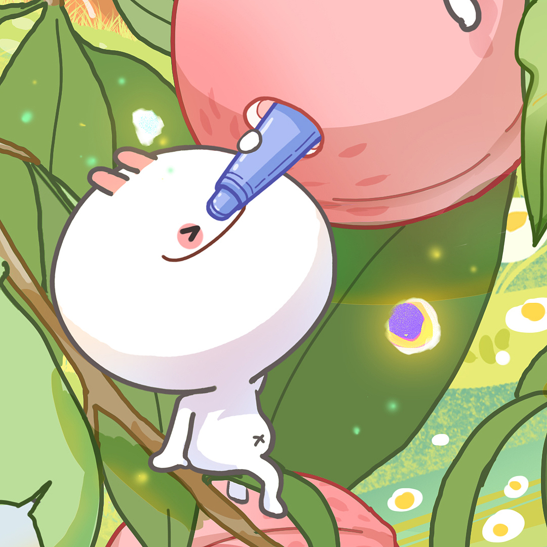 IP：《蕉绿兔与少年》系列插画2（图ZMzIxMDIxMTc2） - 艺术插画 - 站酷设计师兔豆丸SEVEN原创素材 - 站酷ZCOOL