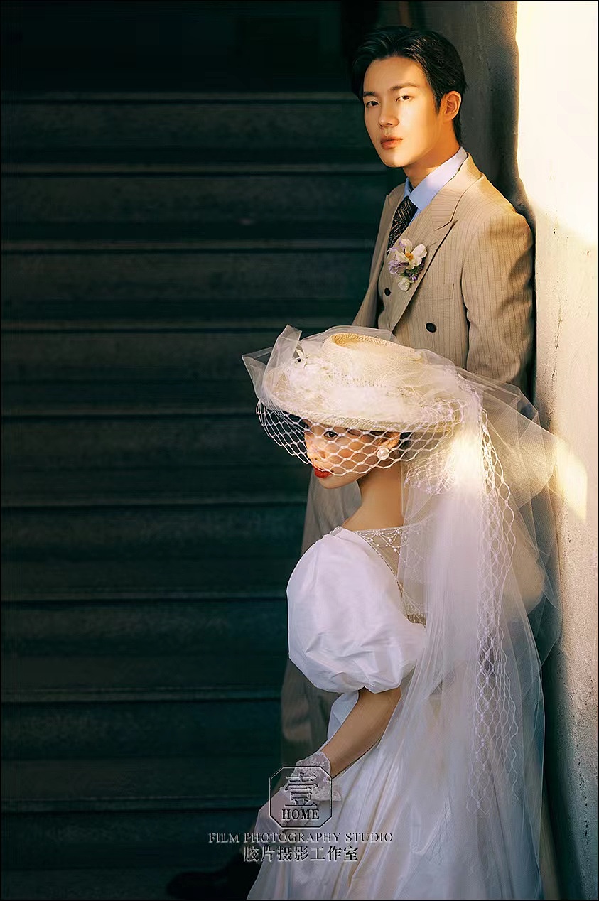 北京油画院婚纱照,复古 高级感满满