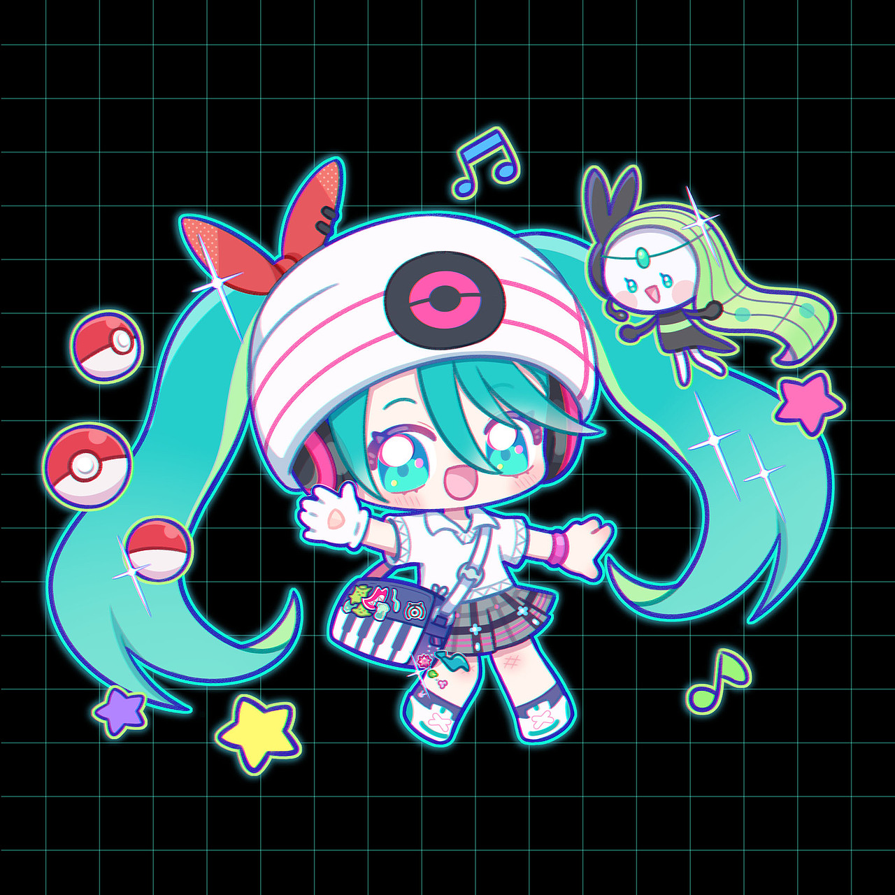 宝可梦 x 初音未来 联动同人