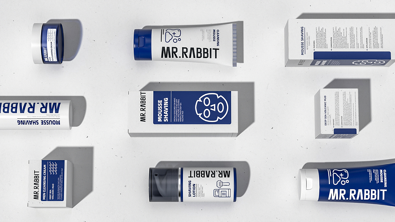MR.RABBIT男士洗护品牌全案×拾步(图ZMjk2NzgxNTgw) - 品牌 - 站酷设计师拾步原创素材 - 站酷ZCOOL