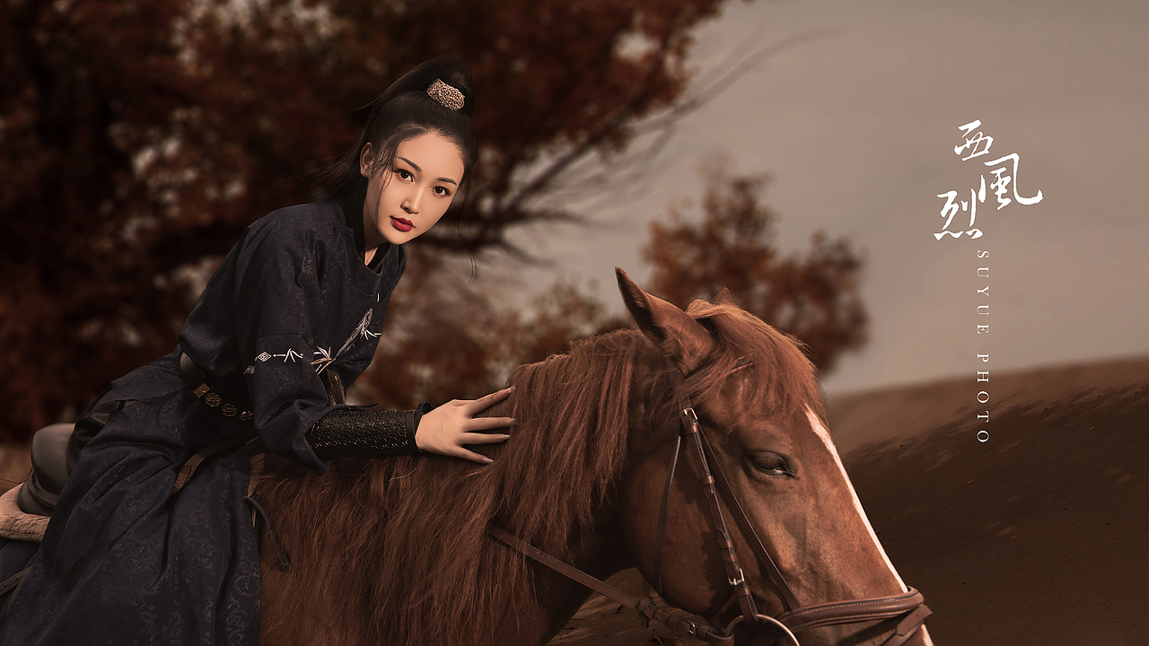 古风客片《西风烈》（图ZMzAzNzgxMjY0） - 人像摄影 - 站酷设计师素月影像原创素材 - 站酷ZCOOL
