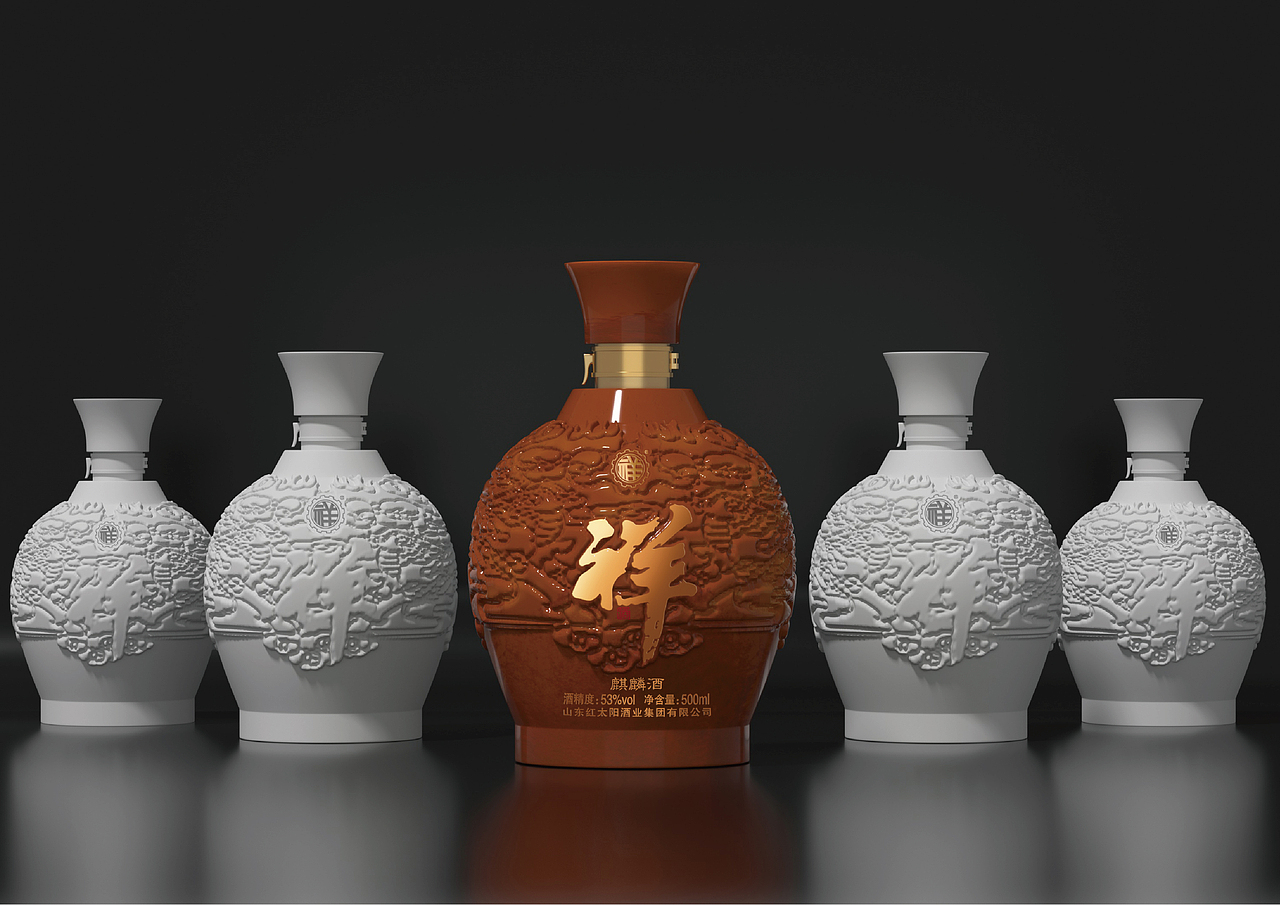 麒麟酒包装设计方案（图ZMzAwMzQwMzgw） - 包装 - 站酷设计师袁荣谦Eric原创素材 - 站酷ZCOOL