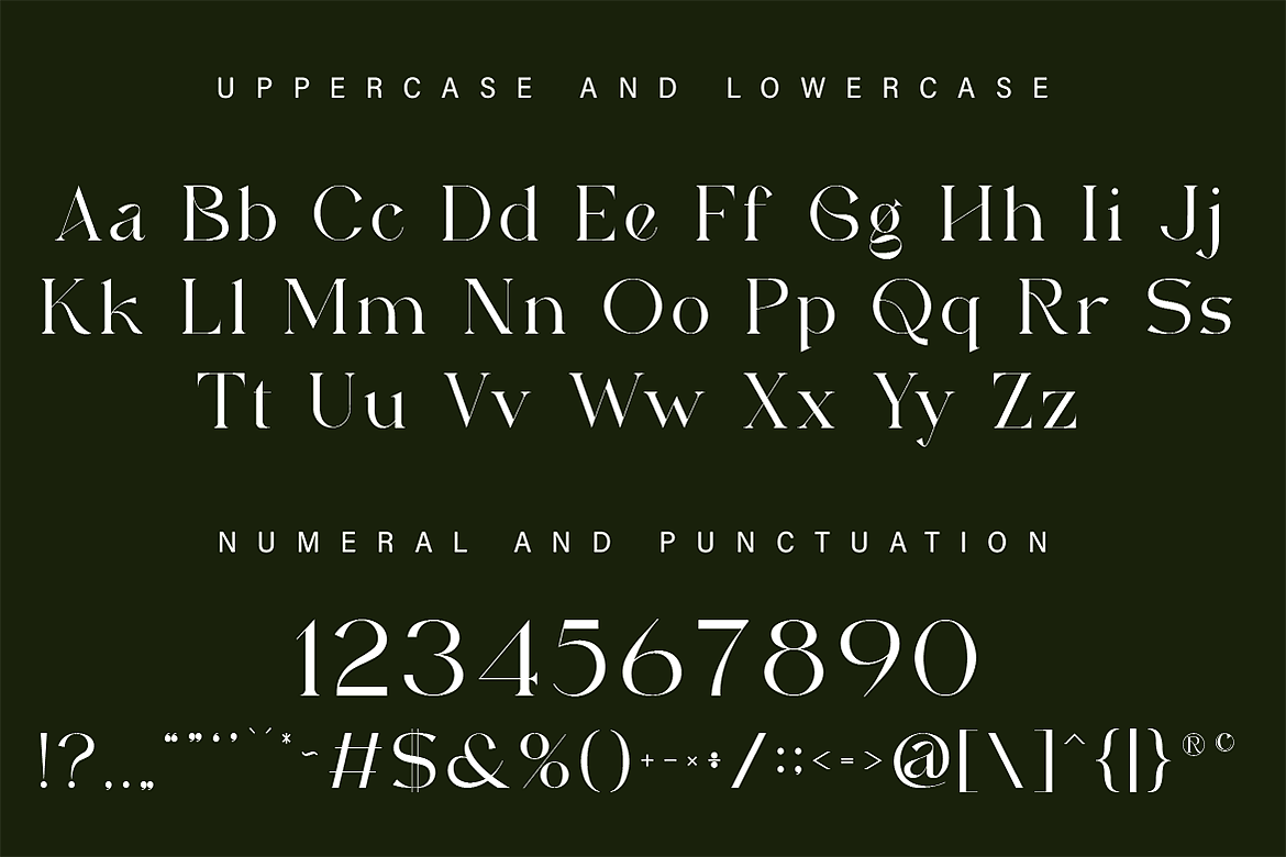 Modern Display Serif Font