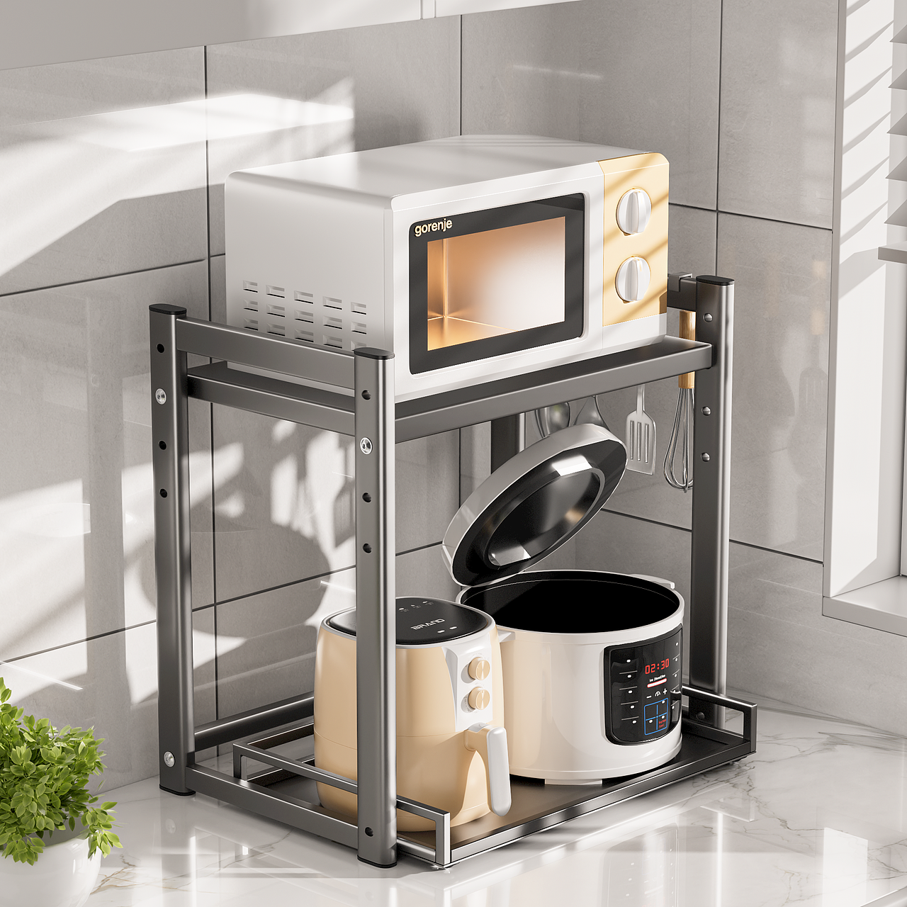 C4D置物架渲染案例