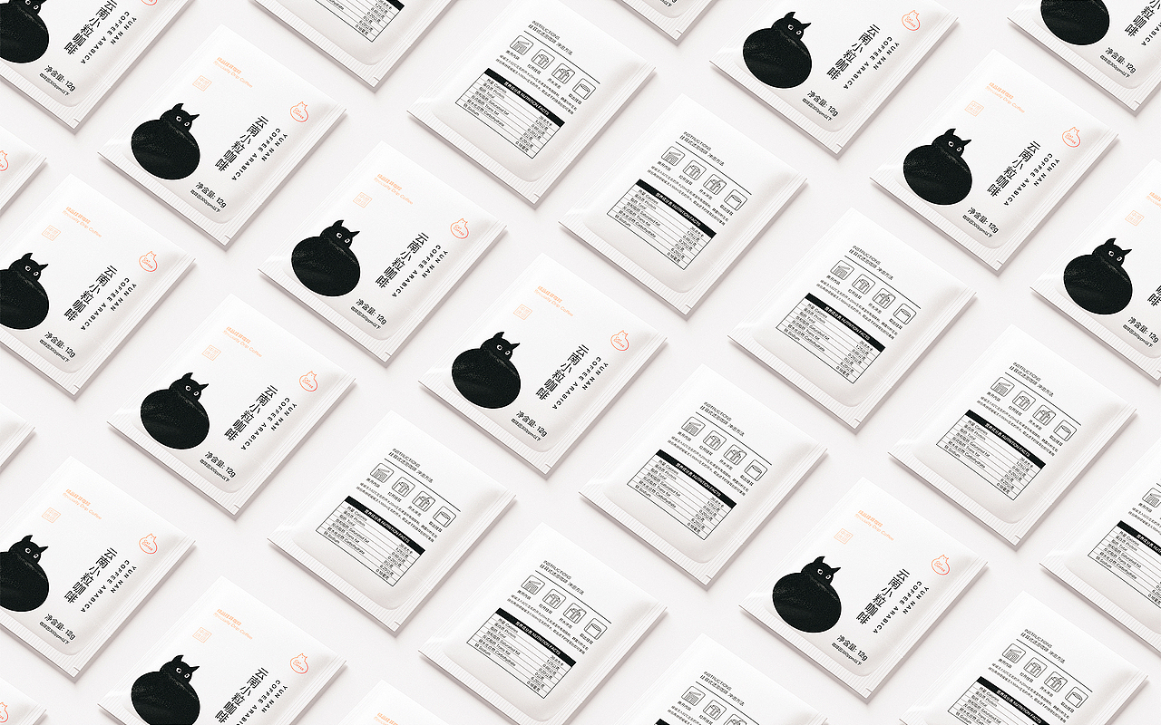 CAT COFFEE 云南小粒咖啡 挂耳咖啡 系列包装