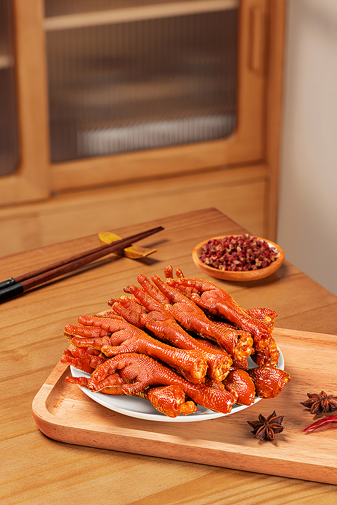 卤味包装拍摄/鸡爪美食摄影