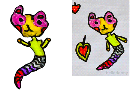 熊娃画的画活蹦乱跳暨{神奇人类在哪里}世界不巡回展（图ZMzE2MTgwMzQ0） - 艺术插画 - 站酷设计师hellodonny原创素材 - 站酷ZCOOL