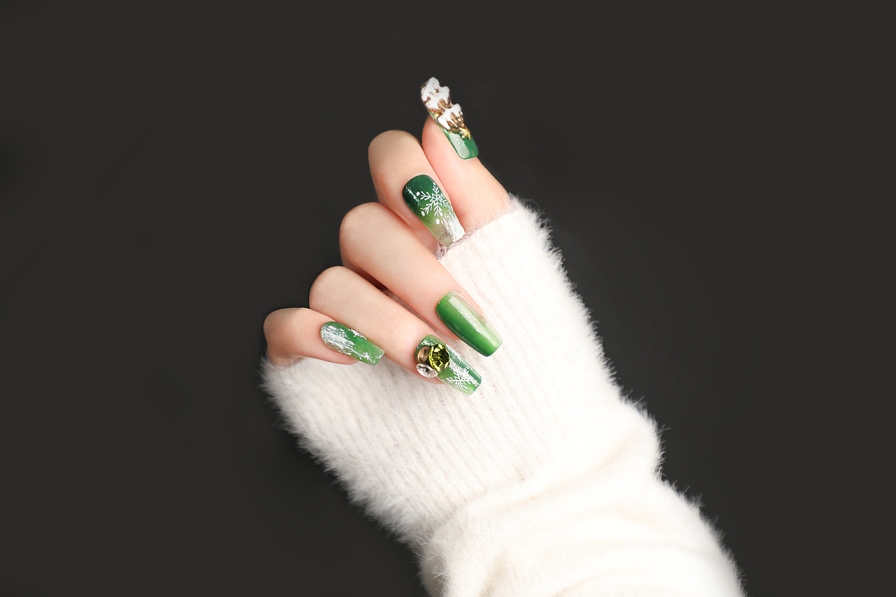 圣诞美甲新款2022