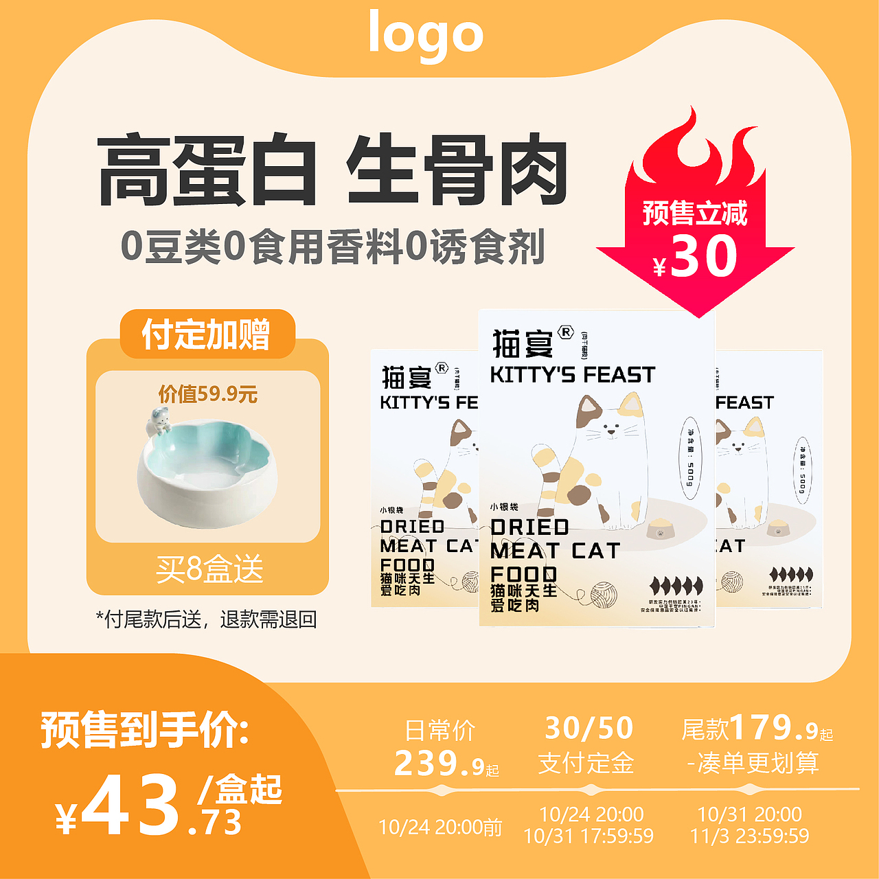 “猫粮”电商详情页及主图