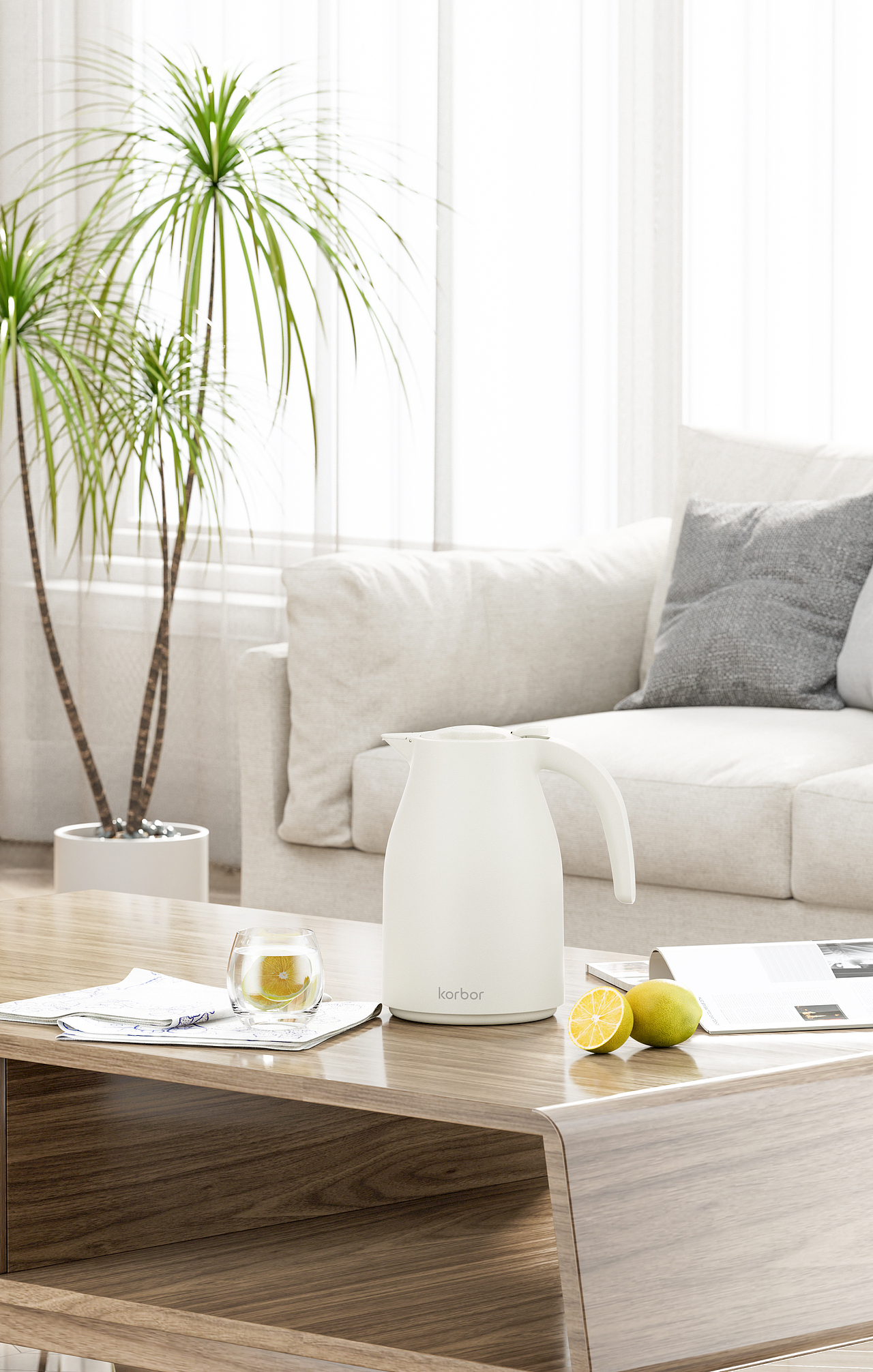 【C4D OC 产品渲染】保温壶A款