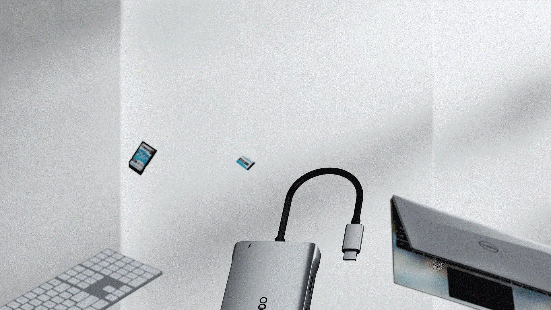 USB拓展坞视频渲染（图ZMzIwNDcyMTIw） - 产品 - 站酷设计师某奶瓶原创素材 - 站酷ZCOOL